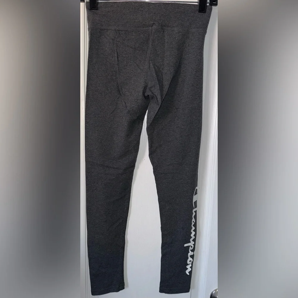 Champion Signature Script Leggings Granite Heather NWOT Size M